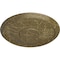 Ekena Millwork Leandros Ceiling Medallion (Canopies up to 6 3/8"), 19 7/8"OD x 1 1/4"P, Mississippi Mud Crackle CM22LNMMC - alternate 4